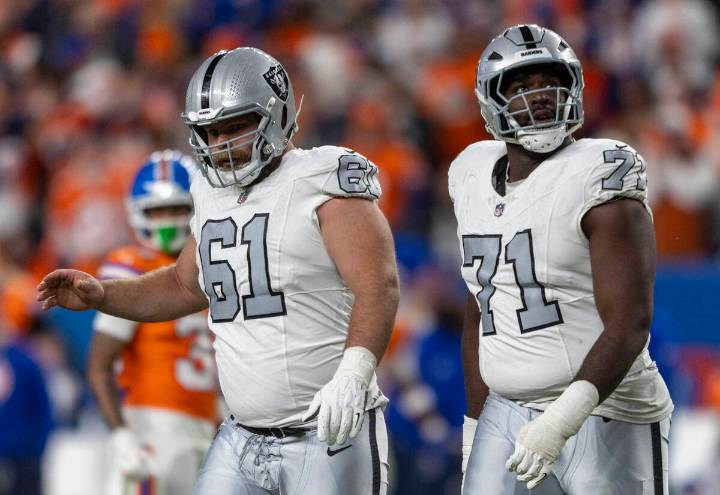 Raiders offensive line struggling entering Browns game in Week 12