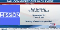 Back Bay Mission Fall community giveback event