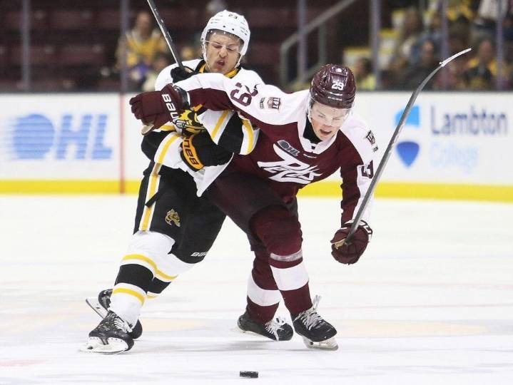 Sarnia Sting's point streak ends with loss to Peterborough Petes
