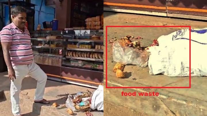 Sompura GP fines bakery Rs 1,000 for dumping food waste next to highway