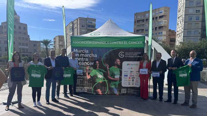 Murcia se vuelca mañana en la lucha contra el cáncer con una marcha solidaria récord