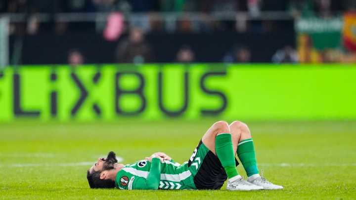 Isco dura apenas ocho minutos en su regreso como titular al Betis