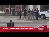 4 dead, 11 injured after police chase ends in crash in Ybor City, TPD says
