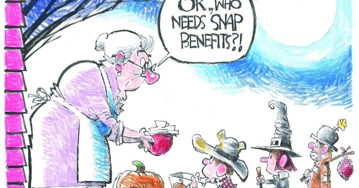 Editorial Cartoon: Treats or SNAP