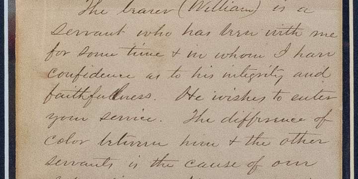 Abraham Lincoln wrote a job reference for a Black friend in 1861. It's on view at the Presidential Library and Museum