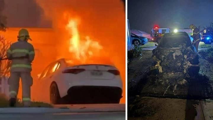 Perth car fire: Wilson resident’s decision proves life saving as car explodes into flames