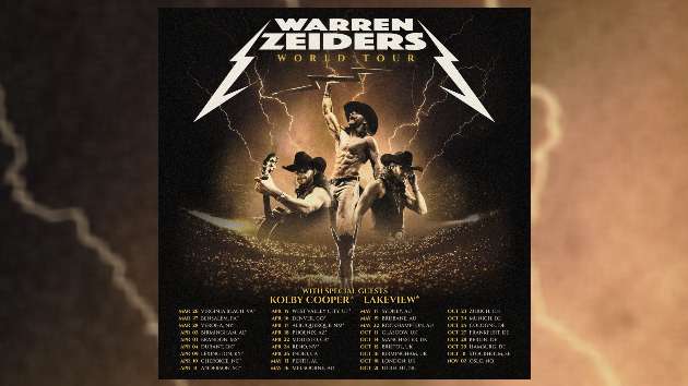 Warren Zeiders maps out world tour for 2026