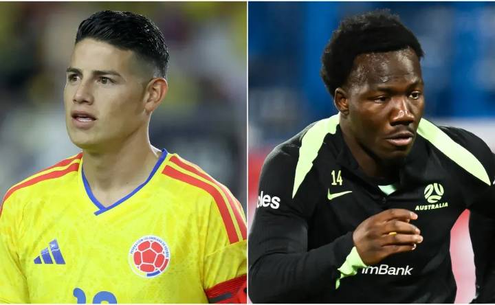 Colombia vs Australia: Lineups for 2025 international friendly
