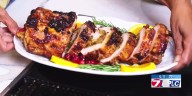 Cynthia’s Holiday Kitchen: cranberry glazed pork loin