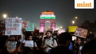 Protests at India Gate over rising pollution in Delhi, no Stage 3 curbs for now