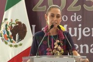 Protesta la CNTE contra Sheinbaum en Oaxaca