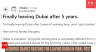 Viral: Redditor leaves Dubai after five years, slams 'insane traffic and massive rent'