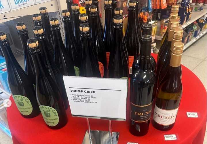 Trump Now Selling His Wine On Military Bases Because Nothing Matters Anymore