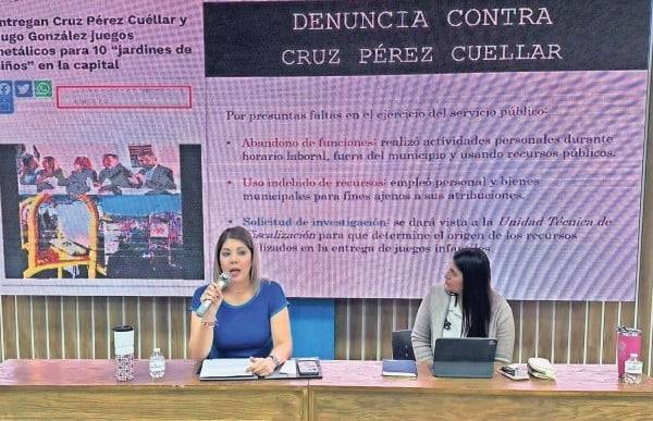 Denunciará PAN a Cruz Pérez Cuellar