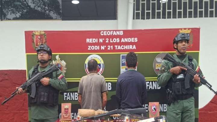 Detienen a dos sujetos de la banda "Los Cachimos" por caza furtiva de fauna silvestre en Táchira