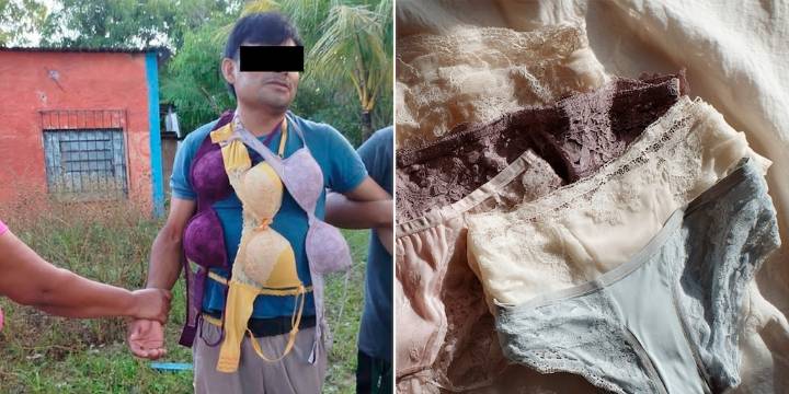 Pobladores de Veracruz detienen a hombre que robaba ropa interior de mujeres
