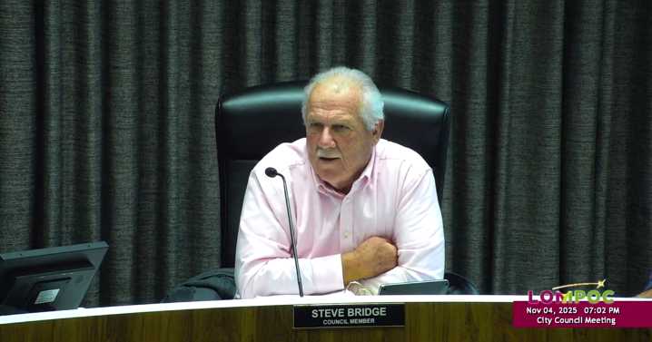 Lompoc Councilman Steve Bridge charged with 8 felonies including forgery, grand theft