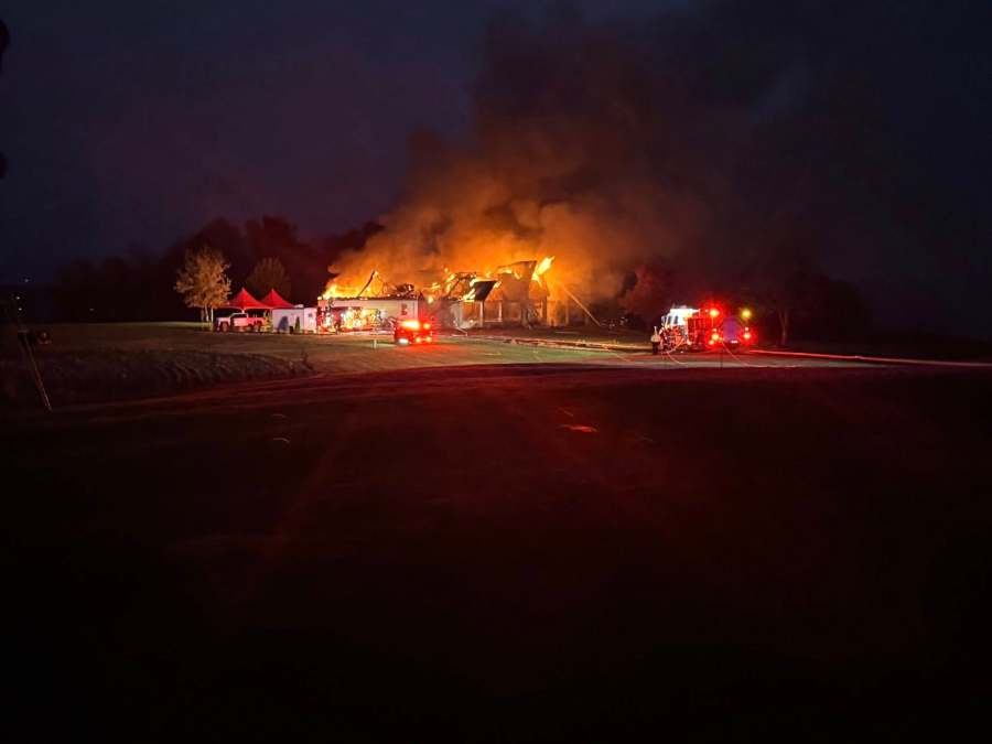 Weekend house fire in Daviess County engulfs home