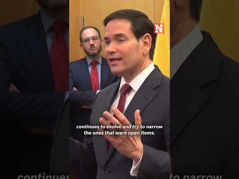 Rubio Says Progress Has Been Made Towards A Ukraine Peace Deal