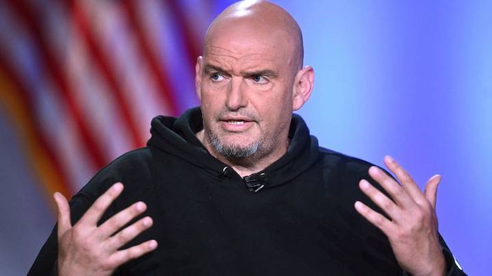 Pennsylvania Sen. John Fetterman hospitalized after fall, his office says