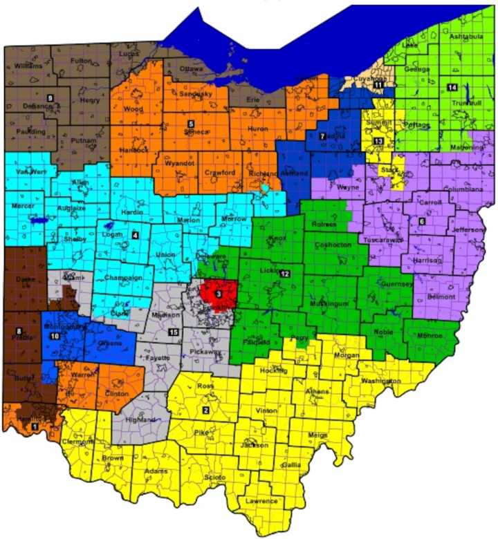 Winners and losers with adoption of Ohio’s new congressional districts