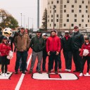 Eastern Washington University honors local firefighters at football game