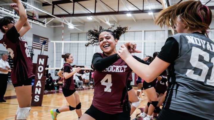 Score from Hope vs. Woonsocket Division IV girls volleyball semifinals