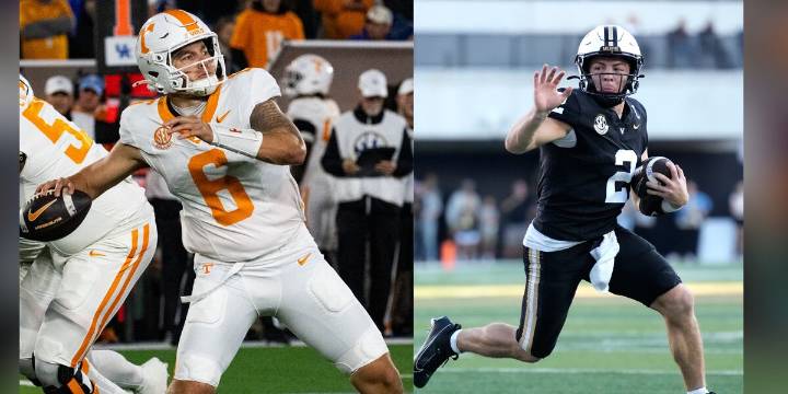 Where Tennessee, Vanderbilt land in College Football Playoff rankings