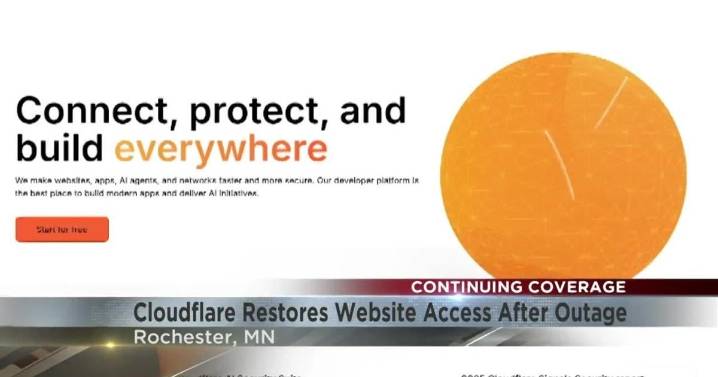 Cloudflare outage caused by unexpected glitch