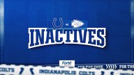 Colts announce 5 inactive players for Week 12 game vs. Kansas City Chiefs