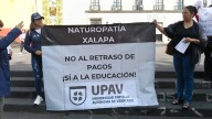 Estudiantes de Naturopatía UPAV respaldan protesta docente por incumplimiento de pago