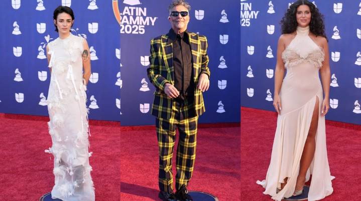 Premios Grammy Latinos: los mejores looks de los famosos en la alfombra roja