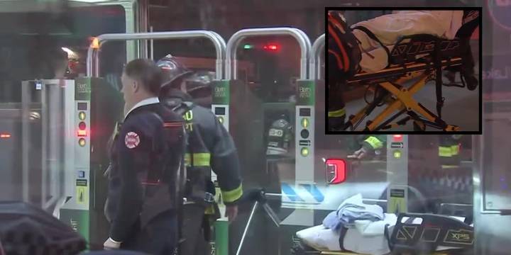 Man douses woman with flammable liquid, lights her on fire on Chicago train, police say
