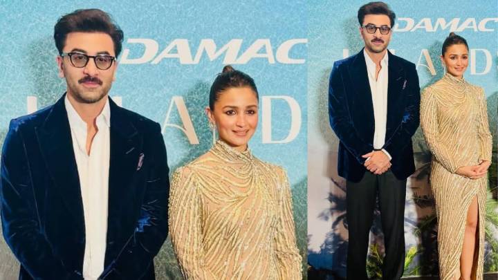 Alia Bhatt Stuns In Vintage Bob Mackie ‘Naked Dress’ In Dubai; Ranbir Kapoor Complements In Velvet Tux