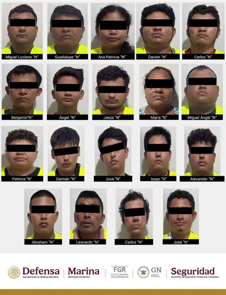 Detienen a 20 presuntos delincuentes en Tabasco, incluyendo a líder criminal vinculado a agresión en ...