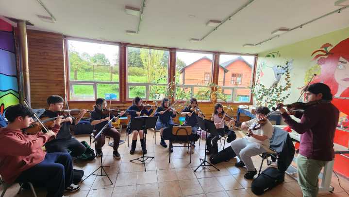 Primer Festival de Orquestas Infantiles y Juveniles del SLEP Aysén: "Nuestro viaje junto a la música"
