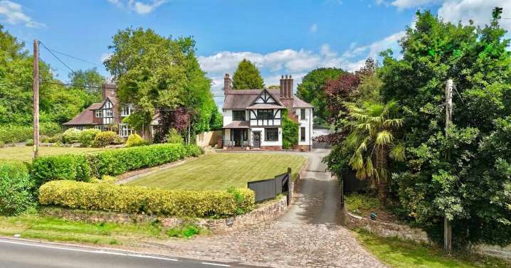 Stunning Tudor-style property with contemporary interior up for sale