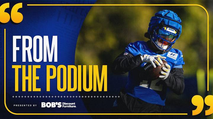 From the Podium: Sean McVay, Matthew Stafford, Davante Adams, Puka Nacua, Jared Verse, Chris Shula and Mike LaFleur discuss Rams' hot streak, preparation for Panthers in Week 13