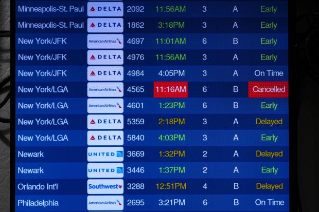 Air travelers face frustration as FAA’s further drop in flights takes effect