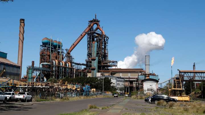 Contract worker in his mid-20s dies after steel beam falls on him at BlueScope Port Kembla factory