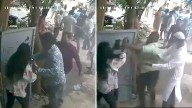 Caught on CCTV: Bengaluru woman dragged, kicked by neighbour over petty dispute
