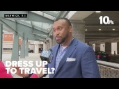 Should travelers dress up when they fly?