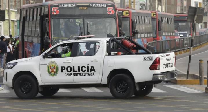 Paro de transportistas: Caravana de la empresa “El Rápido” es intervenida por la Policía en Comas en plena protesta pacífica fotos últimas