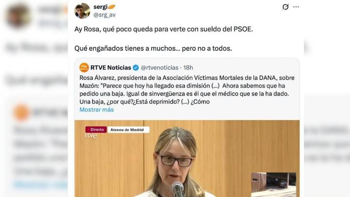 "Qué engañados tienes a muchos": el gerente del PP en la provincia de Valencia, a víctimas de la DANA