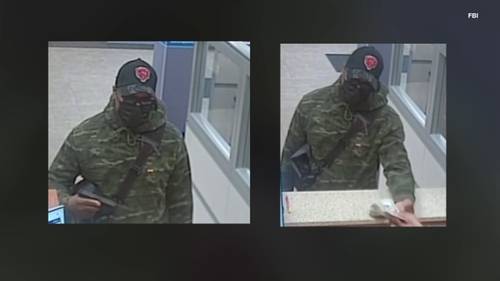 FBI searching for suspect in bank robbery at US bank on Smith Road in St. Charles, Illinois