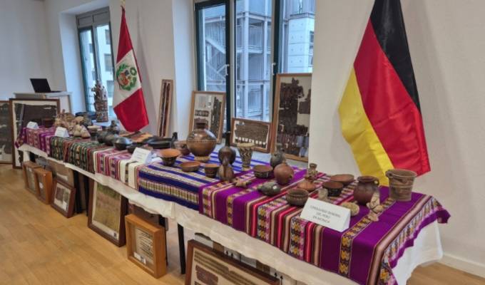 Perú recupera 262 piezas culturales prehispánicas en Alemania