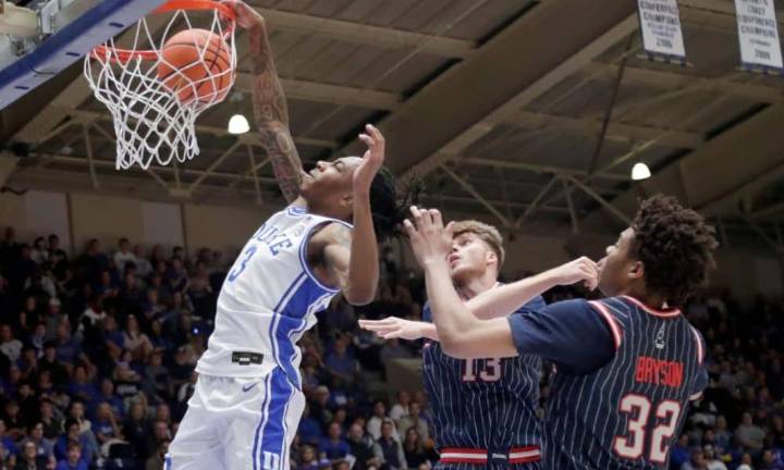 Duke Basketball mantiene el invicto de 7 partidos con triunfo sobre Howard 93