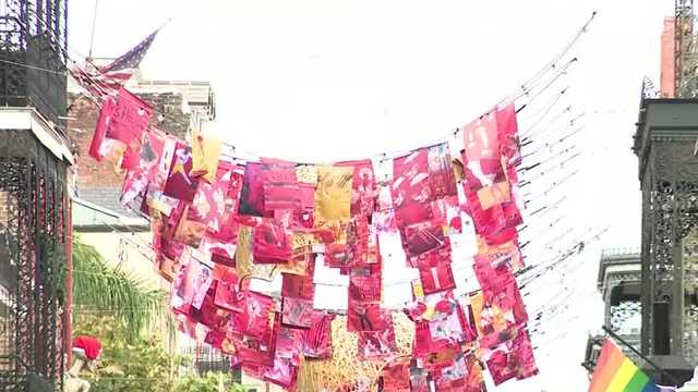 Bourbon Street terror attack victims honored in 'Second Line in the Sky' display