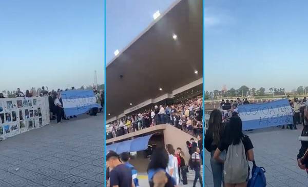 VIDEO. Familiares de Agustín González reclamaron justicia en el Hipódromo de La Plata