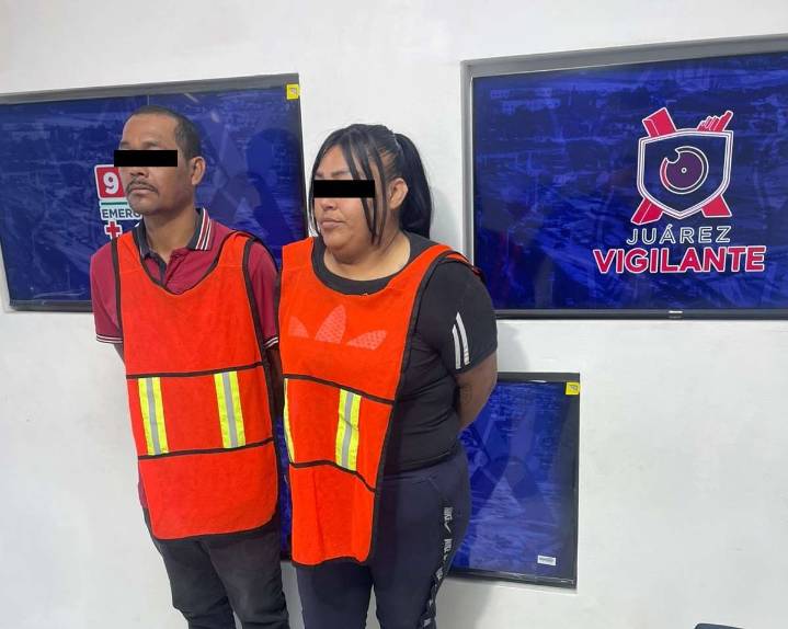 Detienen a pareja por robo de combustible